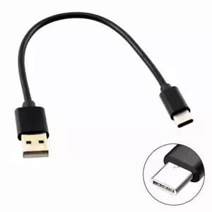 USB CABLE SHORT TYPE-C CHARGER CORD POWER WIRE USB-C for PHONES & TABLETS - Picture 1 of 3