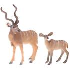 2 Stcke Simulation Antilope Figur Spielzeug Tier Modell Set Home