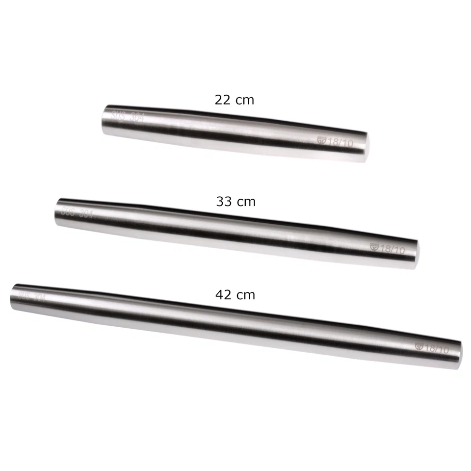 GRÄWE Teigroller Edelstahl 18/10, Nudelholz, backen - Bild 1 von 1