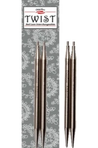 ChiaoGoo 3 Inch TWIST Lace Stainless Steel Knitting Needle Tips (All Sizes) - Picture 1 of 1