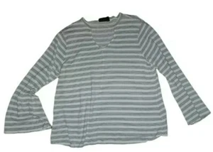Mujer Manga Larga Apt. Camisa 9 Rayas Talla XL Rayón - Imagen 1 de 7