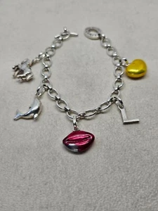 Pulsera Links of London Charm con 5 dijes y en caja (30,28 g) - Imagen 1 de 8