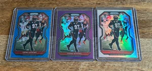 Lote Panini Prizm Geno Atkins 2020 - Silver Prizm Purple/125 Blue Wave/199 #51 - Imagen 1 de 4
