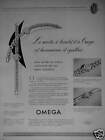 1954 OMEGA THE HARMONIOUS ISIS GOLD WRISTWATCH - ADVERTISING
