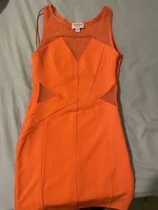 Topshop Bodycon Mesh Dress UK 8 - Picture 1 of 2