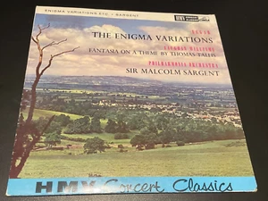 Elgar - The Enigma Variations - Vinyl Record LP Album - Sir Malcolm Sargent - Picture 1 of 4