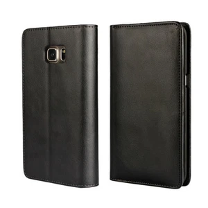 Soporte para tarjetas multifunción de cuero vintage para Samsung Galaxy S6 Edge Plus - Imagen 1 de 11