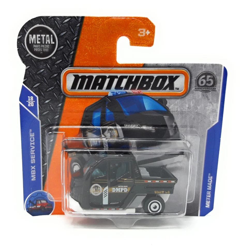 Matchbox MBX Superfast 2018 No 86 Meter Made Police short blister card - Image 1 of 1