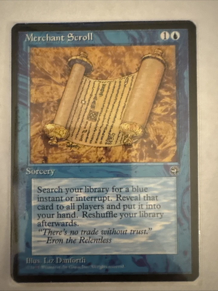 Merchant Scroll Homelands Regular FREE SHIPPING Magic The Gathering NM MTG - Image 1 of 1