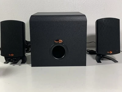 Klipsch ProMedia 2.1 THX Black Computer Speaker System - Lightly Used ~ Nice! - Image 1 of 4