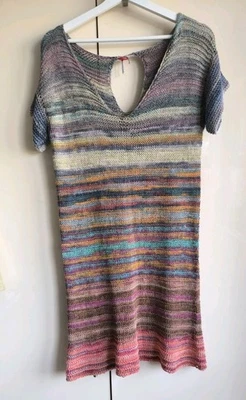  Hand knitted cotton small dress from Schachenmayr Fashion Corsica yarn  - Image 1 of 4