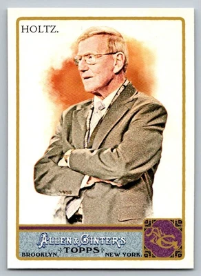 2011 Topps Allen & Ginter  Lou Holtz 3 - Image 1 of 2