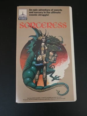 Sorceress Fantasy Adventure First Printing Vintage Clamshell VHS Q55 Untested - Image 1 of 4