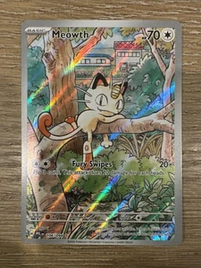 Ilustración inglesa Meowth 106/094 Phantasmal Flames rara casi nueva - Imagen 1 de 2