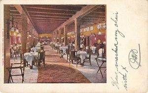 THE NEW GLENWOOD Dining Room Interior Riverside, CA Mission Inn c1907 Postcard - Picture 1 of 1