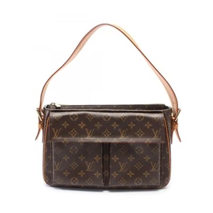 Louis Vuitton Vivacite Gm Monogram Shoulder Bag Coated Canvas Leather M51163 -Vt - Picture 1 of 8