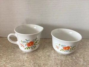 Corelle by Corning Older Wildflower Creamer and Sugar, Nice. - Picture 1 of 5