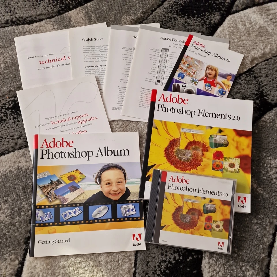 Adobe Photoshop Elements 2.0 and user guide - Image 1 of 1