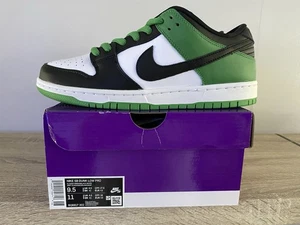 Nike SB Dunk Low Pro ‘Classic Green’ Men’s Trainers Uk Size 9 - Picture 1 of 5