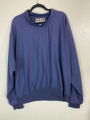 Zero Restriction Blue Golf Pullover Windbreaker Lightweight Jacket Mens Large - Image 1 of 4