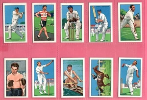 Gallaher: Champions 2nd Series 1935 Full Set 48 Cigarette Cards - Picture 1 of 10
