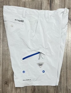 Columbia PFG Omni Shade Herrenshorts Angeln Wandern Outdoor hellgrau 36 x 10 - Bild 1 von 9