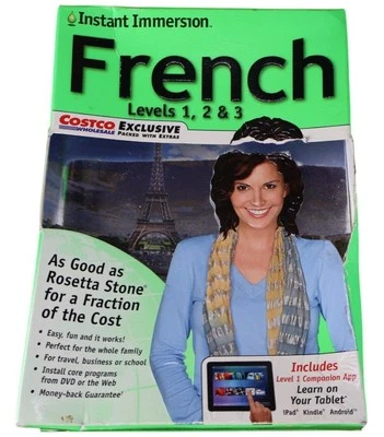 Instant Immersion French Levels 1-3 PC & Mac Course Costco Ed. 804971 - Image 1 of 4