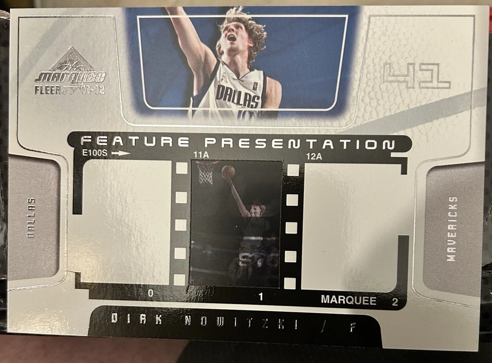 2002 Fleet Marquee Film Dirk Nowitzki JUMBO /350 #6 Of 14 SS - Image 1 of 2
