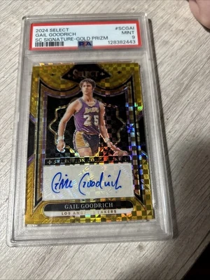 Comité de Selección Gail Goodrich Gold Prizm 2024 automático/10 PSA 9!! Foto 1 de 2