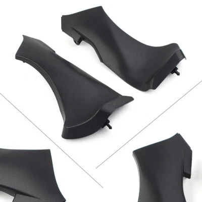 Par negro de cubierta de tubo de conducto de aire para KAWASAKI Ninja ZX6R ZX636 2005-2006 Foto 1 de 4