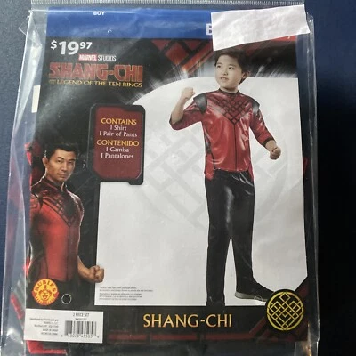 Halloween Costume NEW Shang-Chi Marvel Studios Legend of Ten Rings Sm., Med. Lg.