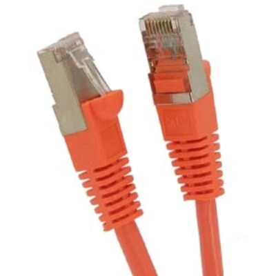 Cat6 Shielded SSTP Ethernet  Booted Patch Cable 0.5 1ft 2ft 3ft 5ft 7ft 10ft lot - Image 1 of 4