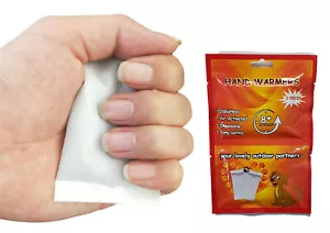 10 Pairs Hand Body Warmers Air Activated Heating Packs for Hands Toes and Body - Picture 1 of 11