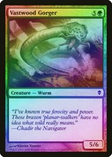 Vastwood Gorger FOIL Zendikar NM Green Common MAGIC GATHERING CARD ABUGames