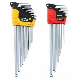 Wiha MagicRing Ball End Hex L Key Set Inch Metric Non-wearing Steel (22-Piece) - Picture 1 of 6