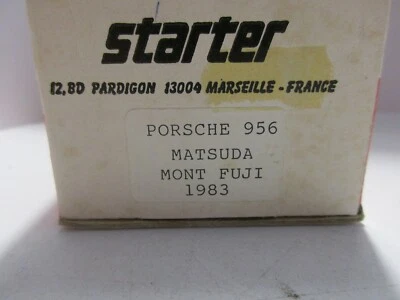 STARTER 1/43 PORSCHE 956 MATSUDA MONT FUJI 1983 #3 KIT - Immagine 1 di 4