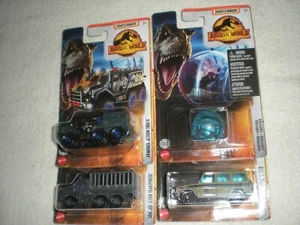 Matchbox Jurassic World Vehicle Lot (4) Transporter Mercedes & More Diecast 1:64 - Picture 1 of 5