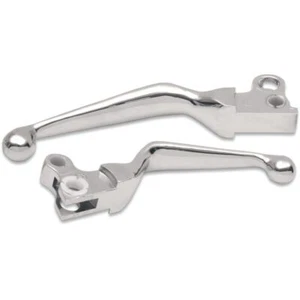 Drag Specialties Chrome Wide Blade Lever Set Harley Big Twin & Sportster 82-95 - Picture 1 of 1