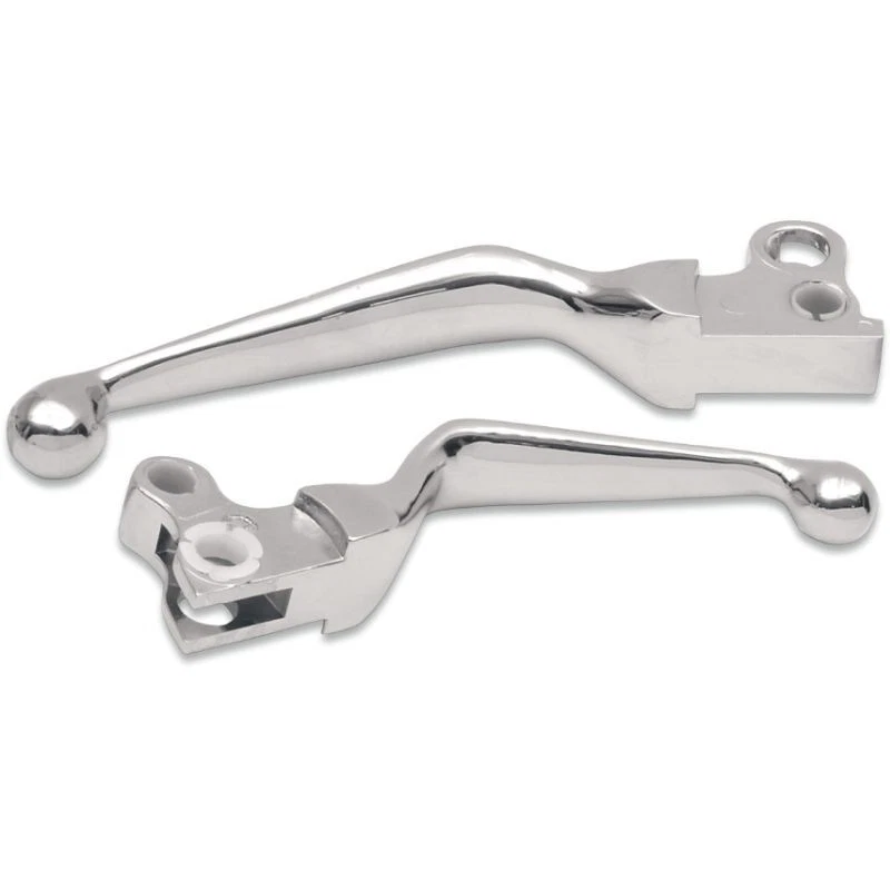 Drag Specialties Chrome Wide Blade Lever Set Harley Big Twin & Sportster 82-95 - Image 1 of 1