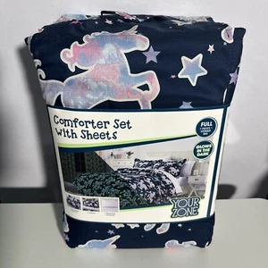 Your Zone Love the Earth Bed-in-a-Bag Coordinating Bedding Set, Full - Picture 1 of 5