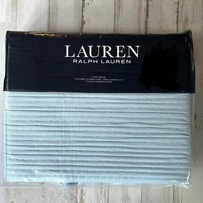 Ralph Lauren Home Spencer Matelassé King Sham мягкий бирюзовый новый с Ярлыками $135 - Изображение 1 из 4