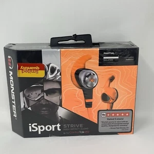Auriculares Monster iSport Strive Apple Control Talk Naranja iPhone iPad - Imagen 1 de 7
