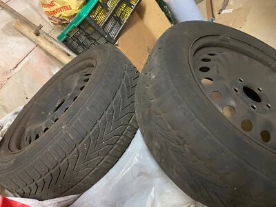 Stahlfelgen mit Winterreifen  - Bild 1 von 3