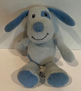 Animal Alley Blue Dog Rattle Plush Lovey Sewn Eyes 2017 - 9 inches - Picture 1 of 1