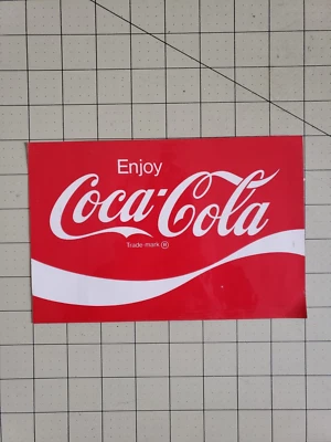 VINTAGE ENJOY COCA COLA RO41 8" DECAL - Image 1 of 3
