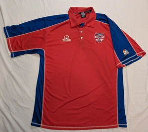 USA Sevens Rugby Red & Blue Embroidered Polo Shirt Size 4XL - Picture 1 of 16