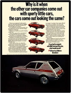 American Motors AMC Gremlin X Metal Sign: 12x16" & Free Shipping - Picture 1 of 1