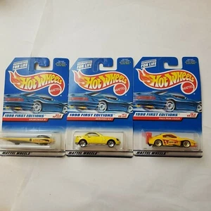 Hot Wheels 1998 1st Editions Pikes Peak Celica Mercedes SLK Solar Eagle III  NOS - Picture 1 of 7
