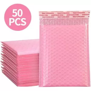 Sobres de correo acolchados con burbujas rosa auto-sellado bolsas envoltura de regalo - Imagen 1 de 17