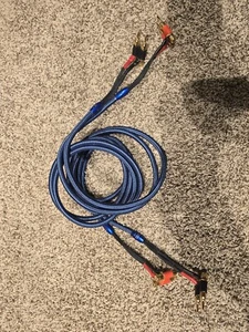 AudioQuest Tipo 4 Gama Completa 8 ft Picas con Doble Adaptador Banana (Par) - Imagen 1 de 3